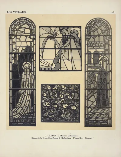 Deux Episodes De La Vie De Sainte Therese De Lenfant Jesus 2 Loiseau Bleu 3 Damasse Au Pavillon Du Vitrail