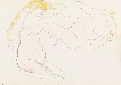 Deux Etudes De Figures Nues