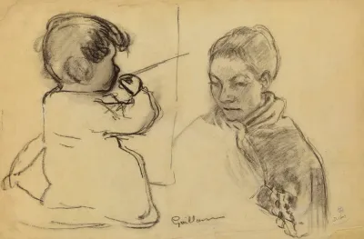 Deux Etudes De Tete