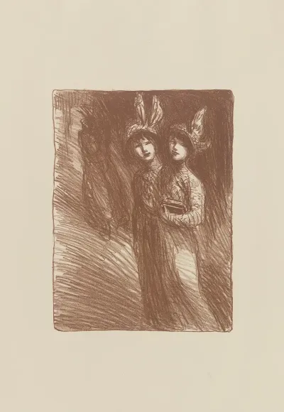 Deux Femmes En Chapeau