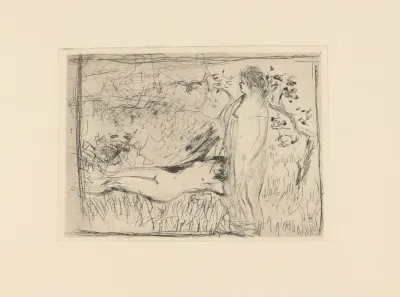 Deux Nus Les Baigneuses