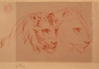 Deux Tetes De Lion