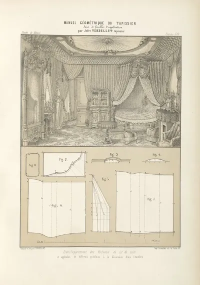 Developpement Des Rideaux De Lit De Coin Et Application De Differents Problems A Decoration Dune Chambre