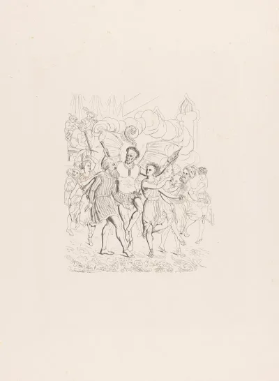 Devil And Dancing Figures
