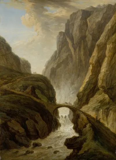 Devils Bridge On The St Gotthard Road