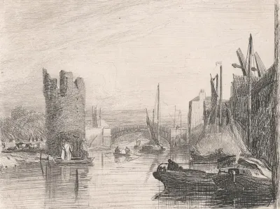 Devils Tower Looking Towards Carrow Bridge From Norwich