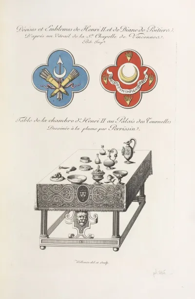 Devises Et Emblemes De Henri Ii Et De Diane De Poitiers
