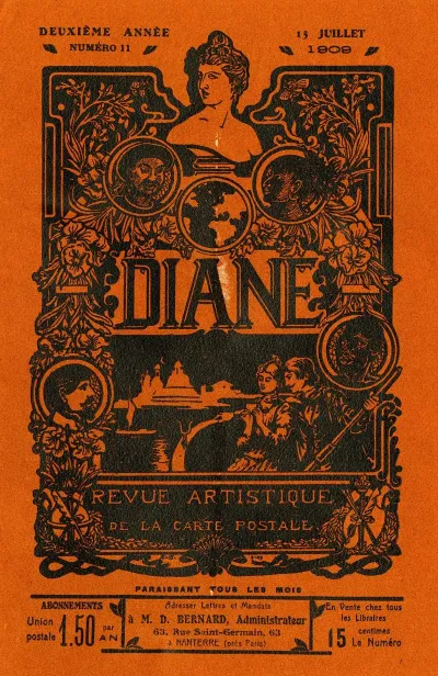 Diane Revue Artistique De La Carte Postale Deuxieme Annee No 11