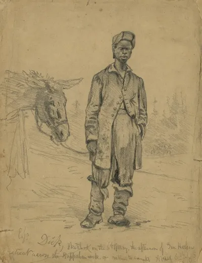 Dick Sketched On The 6th Of May On Return To Camp