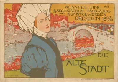 Die Alte Stadt Ausstellung Des Sachsischen Handwerks Und Kunstgewerbes