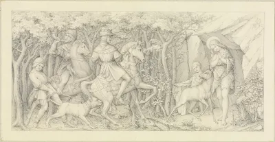 Die Auffindung Von Genoveva Und Schmerzenreich Im Walde