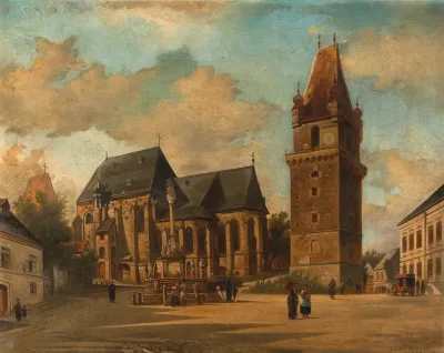 Die Augustinerkirche In Perchtoldsdorf Bei Wien