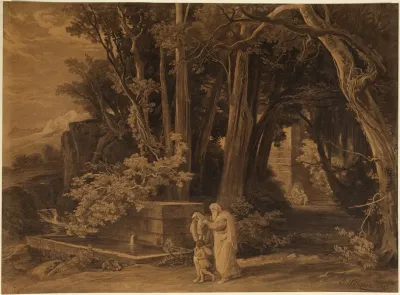 Die Austreibung Der Hagar Mit Ismael 1 Mose 21 14