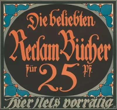 Die Beliebten Reclam Bucher Fur 25 Pf