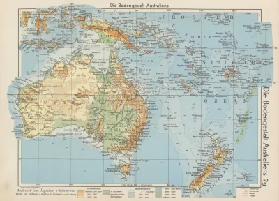 Die Bodengestalt Australiens