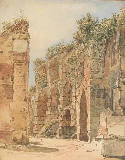 Die Burgruine Emmerberg In Der Neuen Welt Bei Wiener Neustadt