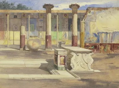 Die Casa De Meleagro In Pompeji