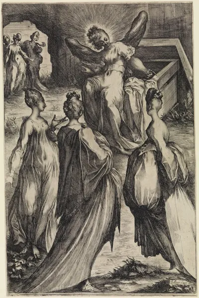 Die Drei Marien Am Grabe Christi