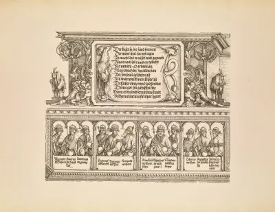 Die Ehrenpforte Des Kaisers Maximilian I Pl 01