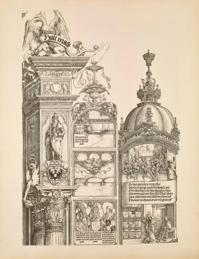Die Ehrenpforte Des Kaisers Maximilian I Pl 04