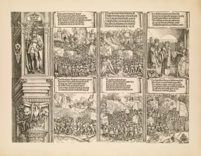 Die Ehrenpforte Des Kaisers Maximilian I Pl 06