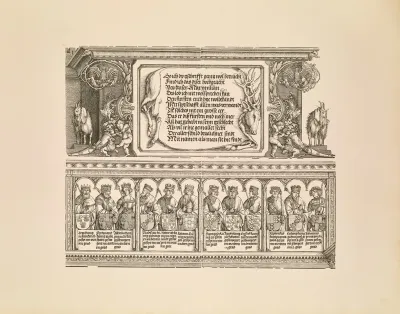 Die Ehrenpforte Des Kaisers Maximilian I Pl 07