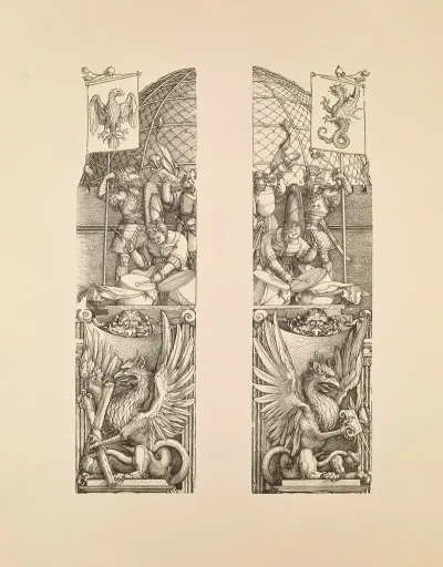 Die Ehrenpforte Des Kaisers Maximilian I Pl 09