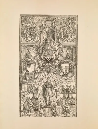 Die Ehrenpforte Des Kaisers Maximilian I Pl 13
