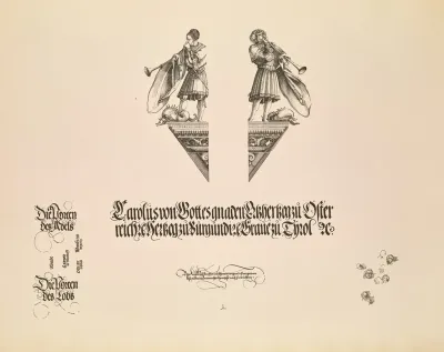 Die Ehrenpforte Des Kaisers Maximilian I Pl 16