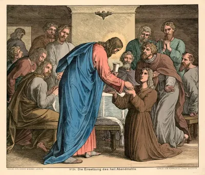 Die Einsetzung Des Heil Abendmahls The Institution Of Holy Communion