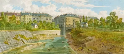 Die Elisabethbrucke Uber Den Wienflus