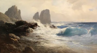 Die Faraglioni Felsen Vor Der Kuste Von Capri