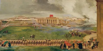Die Feldmesse Am Auseren Burgplatz Am 13 April 1826