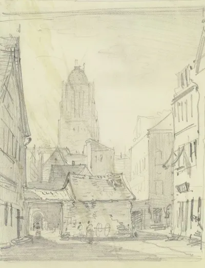Die Fleischgasse In Frankfurt Am Main