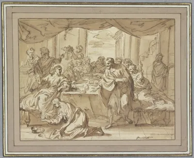 Die Fuswaschung Christi Durch Maria Magdalena