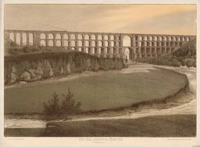 Die Goltzschtal Brucke Bei Mylau Netzschkau I V