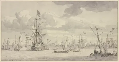 Die Gouden Leeuw Vor Amsterdam
