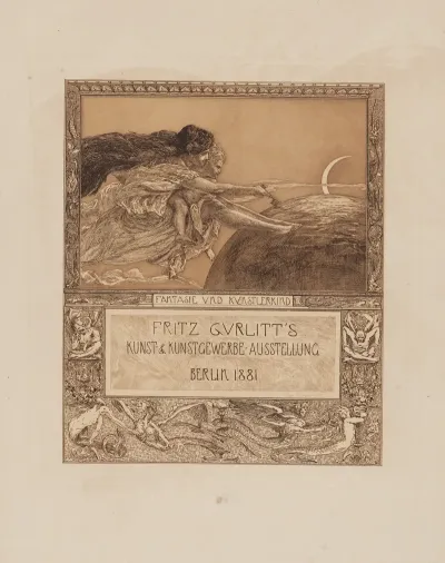 Die Gurlitt Ausstellungskarte Fantasie Und Kunstlerkind 2