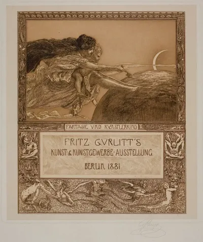 Die Gurlitt Ausstellungskarte Fantasie Und Kunstlerkind