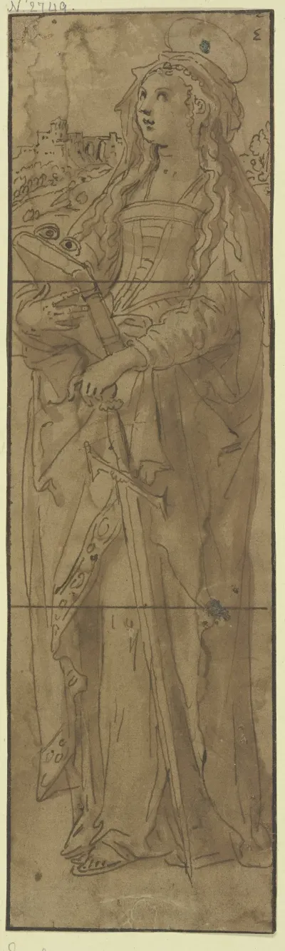Die Heilige Barbara Oder Katharina Von Alexandria