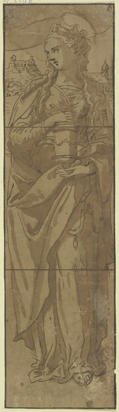 Die Heilige Maria Magdalena Mit Dem Salbgefas