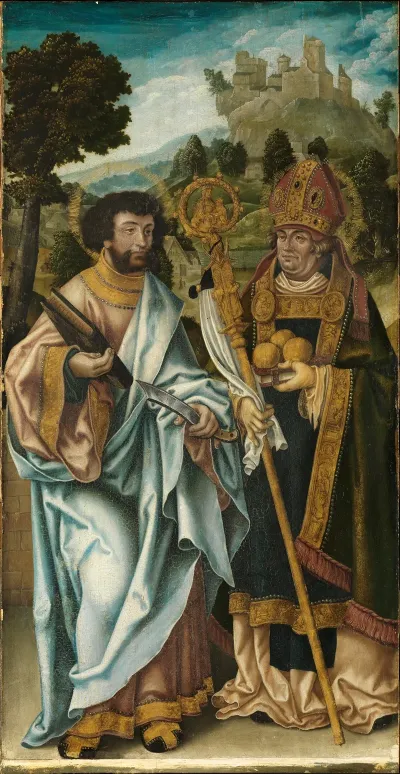 Die Heiligen Bartholomaus Und Nikolaus