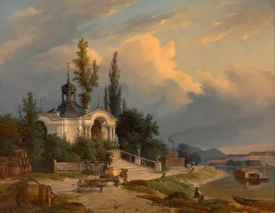 Die Johannes Nepomuk Kapelle Auf Dem Schanzel