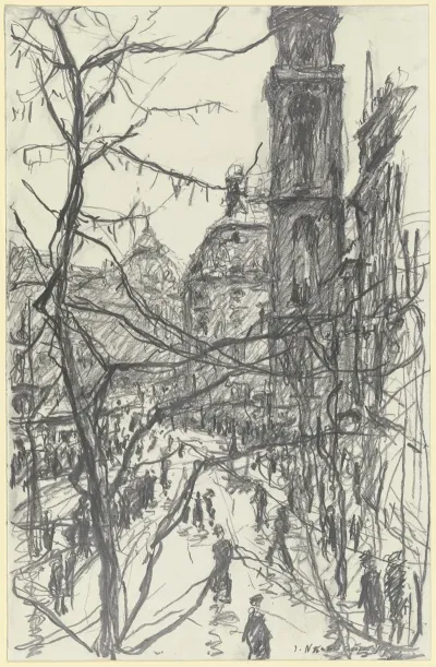 Die Katharinenkirche In Frankfurt Am Main