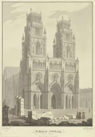 Die Kathedrale Sainte Croix Dorleans