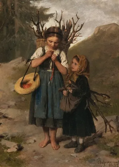 Die Kleinen Reisigsammlerinnen