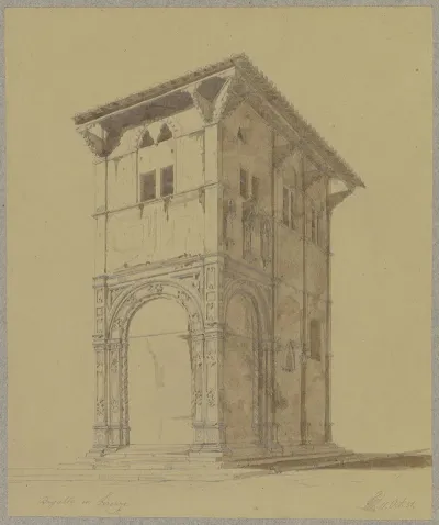 Die Loggia Del Bigallo In Florenz