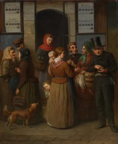 Die Lotterie Auf Der Brandstatte