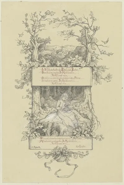 Die Maiblumlein Weis Und Rein