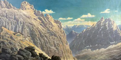 Die Meilerhutte Im Wettersteingebirge Von Westen Aus Gesehen